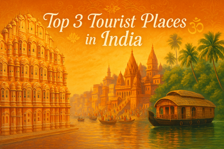 Top 3 Tourist places in India